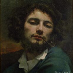 High - Quality 'Self - Portrait (The Man with a Pipe)' - Style Oil Painting from Dafen Village Studios - A Must - have for Self - portrait Art Collectors and Interior Designers