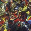 Hand - Painted Replica of Otto Dix's "Self - Portrait as Mars" - Cubist Self - Portrait from 1915 in Oil on Canvas