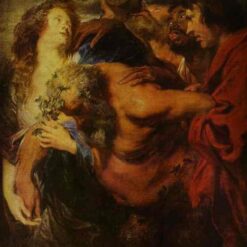 Dafen Village Hand-Painted “Silenus Drunk” INSPIRED BY Anthony van Dyck's c.1621 Baroque Mythological Masterpiece for Art Lovers