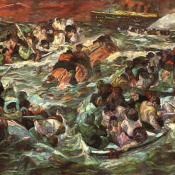 1912 - Themed Titanic Sinking Reproduction INSPIRED BY Max Beckmann