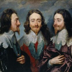 Collector's Delight: Dafen Village's High-Quality Reproduction INSPIRED BY Van Dyck's “Charles I in Three Positions” Baroque Portrait Oil Painting