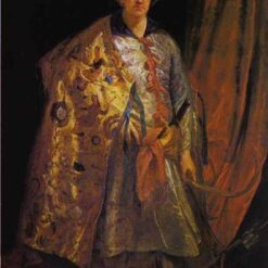 Dafen Village Hand-Painted “Sir Robert Sherly” INSPIRED BY Anthony van Dyck's 1622 Baroque Portrait Masterpiece for Art Aficionados