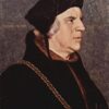 Exquisite 'Sir William Butts' INSPIRED BY Hans Holbein the Younger - Hand-painted Oil, Panel & Tempera from Dafen Village Studio for Collectors of 16th-century English Portraiture