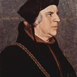 Exquisite 'Sir William Butts' INSPIRED BY Hans Holbein the Younger - Hand-painted Oil, Panel & Tempera from Dafen Village Studio for Collectors of 16th-century English Portraiture