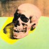 Authentically Styled 'Skull' Inspired Pop Art after Andy Warhol's 1976 Masterpiece, from Dafen Village