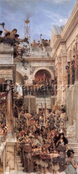High – Quality Reproduction of Alma – Tadema’s Spring Oil Painting – Exclusive from Dafen Village Artisans