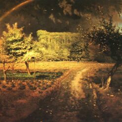 High - Quality Reproduction of Jean - Francois Millet's 1868 - 1873 "Spring at Barbizon" - Realist Landscape Oil Painting from Renowned Dafen Village Studios