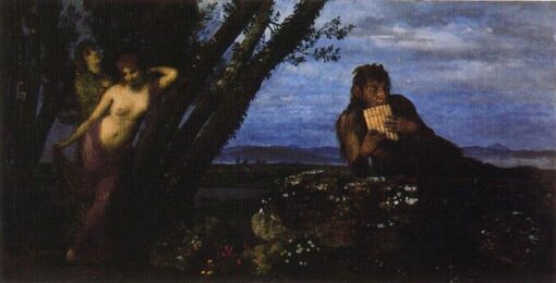 Enchanting Symbolist Mythological Wall Art INSPIRED BY Böcklin’s Spring Night