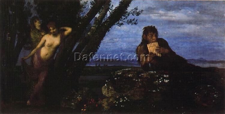 Enchanting Symbolist Mythological Wall Art INSPIRED BY Böcklin’s Spring Night