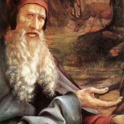 Authentic Northern Renaissance Style Oil Painting Detail - 'St. Anthony Visiting St. Paul the Hermit in the Desert' by Grünewald - Dafen Village's Exclusive Creation