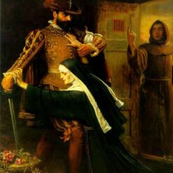 Hand-Painted Reproduction of John Everett Millais' "St. Bartholemew's Day" - A Dramatic Romantic History Oil Painting from Dafen Village