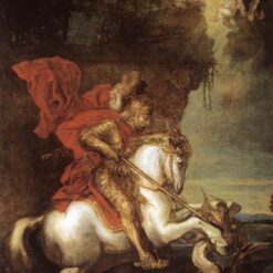Dramatic Reproduction of “St George and the Dragon” INSPIRED BY Anthony van Dyck