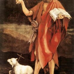 Customizable Oil Painting Detail of St. John the Baptist Inspired by Grünewald's Annunciation in Isenheim Altarpiece - Dafen Village's Special Offer
