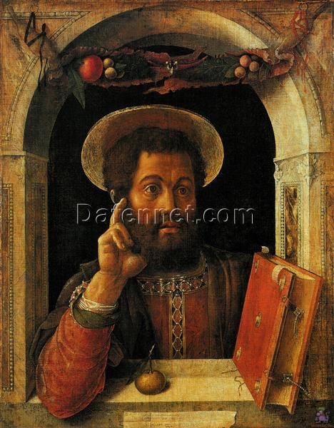 Authentic – Style Oil Painting of “St. Mark” Inspired by Mantegna – Dafen Village’s Exclusive Creation