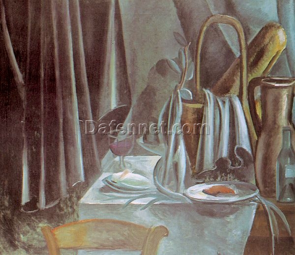 1912 Andre Derain ‘Still Life’ in Cubist Style – Handmade Oil Painting from Dafen Village for Discerning Art Collectors