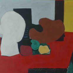 High-Quality Replica of Arshile Gorky's 1930 Cubist Abstract 'Still Life (Red and Yellow)' Oil Painting for Home and Office Wall Decor