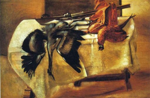 Custom – Sized Neoclassical Still Life with Dead Game Inspired by Andre Derain’s 1928 Masterpiece, Handmade in Dafen Village