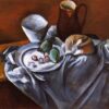 Enchanting Hand-Painted Oil Painting Inspired by Andre Derain's c.1912 'Still Life with Pears and Indian Bowl' - A Post-Impressionist Delight from Dafen Village Studio for Art Connoisseurs