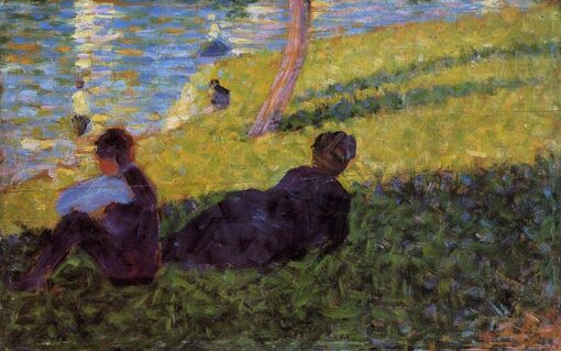 Custom-Made Oil on Wood Painting Inspired by Georges Seurat’s ‘Study for “Un dimanche après midi à l’île de la Grande Jatte”‘ – Unique Creations Tailored to Your Taste by Dafen Village Studios