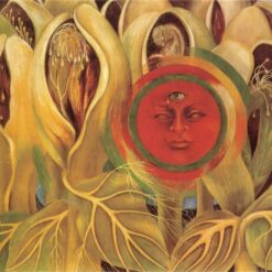 Inspired by Frida Kahlo – Sun and Life | Hand-Painted Oil Painting | Mexican Surrealist & Symbolic Art | DaFen Village Studio