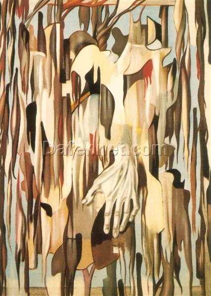 Surrealist Hand” Inspired by Tamara de Lempicka – Surrealist Oil Painting Reproduction