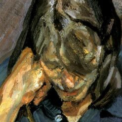 High - Quality Replica of Lucian Freud's 1999 'Susanna' - Expressionist Oil on Canvas Portrait