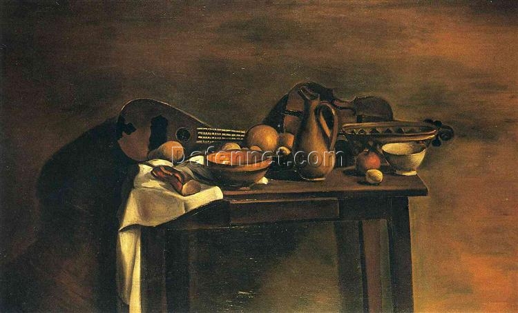 Custom – Sized Neoclassical Table Still Life INSPIRED BY Andre Derain’s 1922 Masterpiece, Handmade in Dafen Village