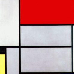 Exquisite Hand-Painted Oil on Canvas INSPIRED BY Mondrian's "Tableau I" (1921) - Dafen Village Artistry at Its Best