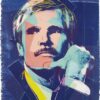 Exquisite Hand-Painted Oil Art Inspired by Andy Warhol's 1986 'Ted Turner' Pop Art Portrait - Perfect for Private Art Collections and Those Seeking Distinctive Artistic Expression from Dafen Village