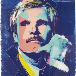 Exquisite Hand-Painted Oil Art Inspired by Andy Warhol's 1986 'Ted Turner' Pop Art Portrait - Perfect for Private Art Collections and Those Seeking Distinctive Artistic Expression from Dafen Village