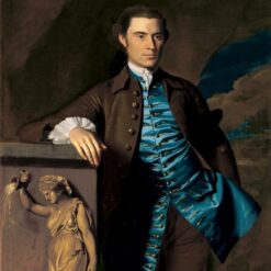 Exquisite Dafen Village-Crafted Oil Painting: Thaddeus Burr INSPIRED BY John Singleton Copley’s 1758 - 1760 Timeless Neoclassical Work