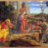 Authentic - Style Oil Painting of "Adoration of the Shepherds" Inspired by Mantegna - Dafen Village's Exclusive Creation