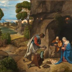 High - Quality Replica of Giorgione's 1505 - 1510 'The Adoration of the Shepherds' - High Renaissance Religious Oil Painting on Canvas by Dafen Village Studio