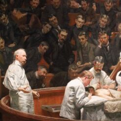 Hand-Painted Replica of Thomas Eakins' "The Agnew Clinic" (1889) - Magnificent Realist Genre Oil Painting on Canvas from Dafen Village, Ideal for Art Historians and Lovers of Medical History Art