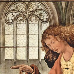 Customizable Oil Painting Detail Inspired by Matthias Grünewald's 'The Annunciation' from Isenheim Altarpiece - Dafen Village's Special Offer