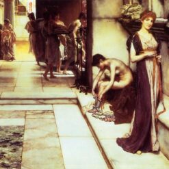 Hand - Painted Oil Painting Inspired by Alma - Tadema's The Apodyterium - Direct from Dafen Village Studio for Art Lovers