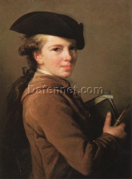 Dafen Village-Crafted Rococo-Style Portrait of The Artist’s Brother from 1773