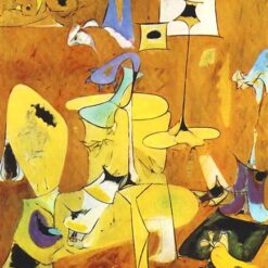 Stunning Reproduction of Arshile Gorky's 1947 'The Betrothal II' Surrealist Abstract Work - Perfect for Decorating with Artistic Flair