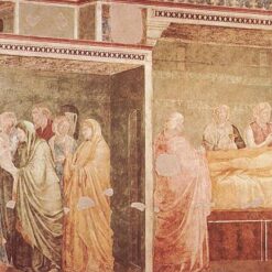 The Birth of St. John the Baptist" by Giotto – Religious Proto Renaissance Fresco