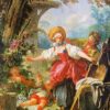 Collectible “Blind Man’s Bluff” Inspired Rococo Oil Artwork from Dafen Village