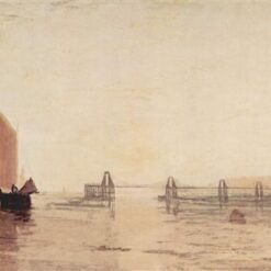 Authentic Reproduction of J.M.W. Turner's 'The Chain Pier, Brighton' (c.1828) - A Timeless Tribute to Romanticism
