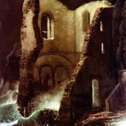 Hand-Painted Museum-Quality Reproduction INSPIRED BY Böcklin’s The Chapel