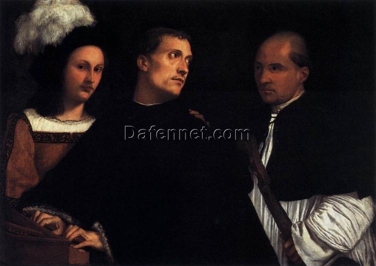 High Renaissance Portrait Art – The Concert Inspired by Titian for Custom Home Décor