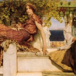 High - Quality Reproduction of Alma - Tadema's The Conversion Of Paula By Saint Jerome Oil Painting - Exclusive from Dafen Village Artisans