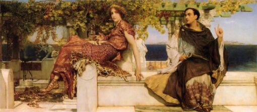 Reproducción de alta calidad del óleo La conversión de Paula por San Jerónimo de Alma - Tadema - Exclusivo de Dafen Village Artisans.