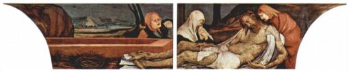 Exquisite Hand-Painted Oil Detail of ‘The Entombment’ from Isenheim Altarpiece – Dafen Village’s Artistic Rendition Inspired by Matthias Grünewald