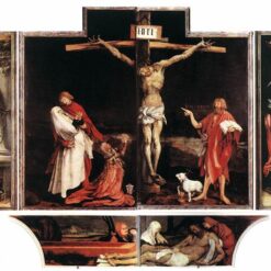 Customizable Oil Artwork Inspired by the Isenheim Altarpiece's First View - Dafen Village's Special Offer