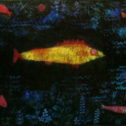High - Quality Hand - Painted Replica of Paul Klee's "The Goldfish" (1925) Inspired by Expressionism and Bauhaus for Art Lovers in [Your City] - Dafen Village Artwork