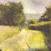 Exquisitely Hand-Painted Oil on Canvas Replica of Georges Seurat's 'The Hollow Way' (Le Chemin creux) - A Serene Impressionist Landscape by Dafen Village Artists for Art Aficionados and Nature Enthusiasts