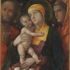 Customizable Oil Painting Inspired by Mantegna's "The Holy Family with Saint Mary Magdalen" - Dafen Village Studio's Specialty